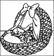 coloriage aristochats dans panier